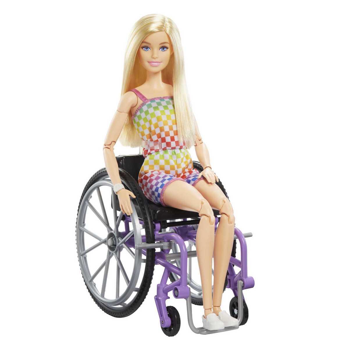 Barbie Fashionistas Blonde Avec Fauteuil Roulant La Grande R Cr
