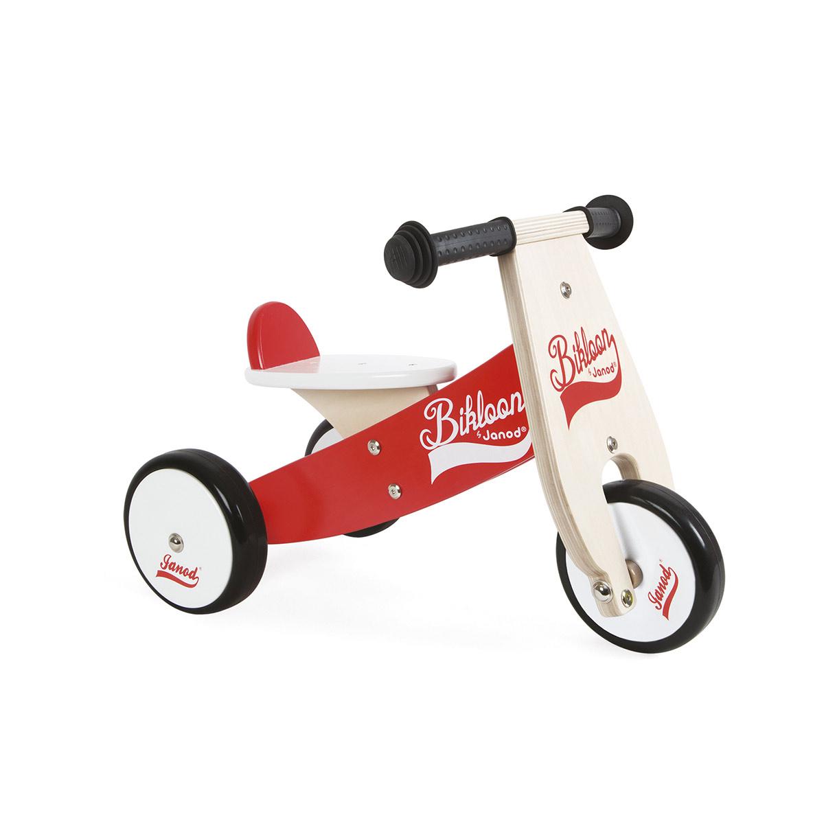 Porteur little bikloon rouge et blanc