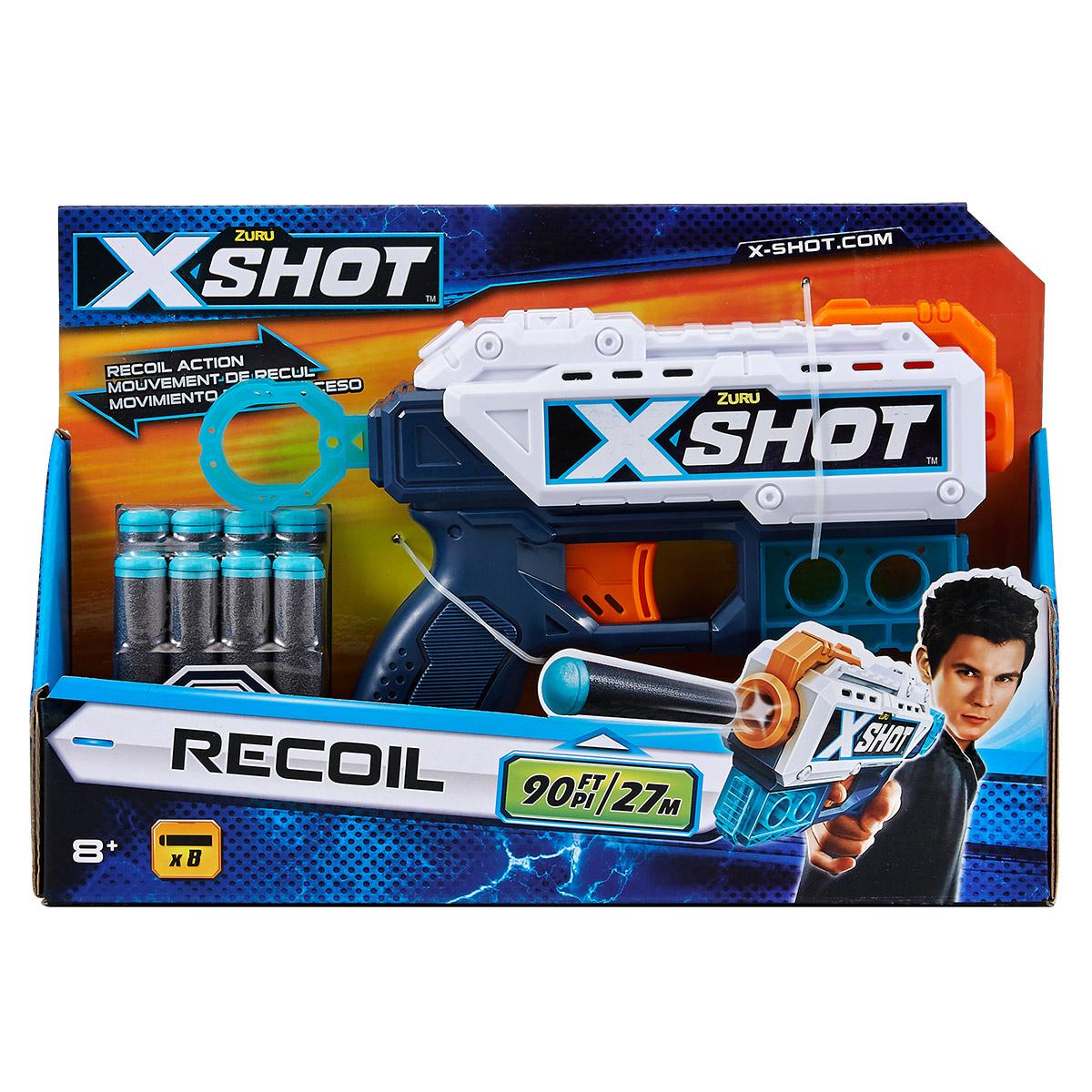 Pistolet Nerf Recoil X Shot Jeux De Tir Et Pistolets La Grande Recre