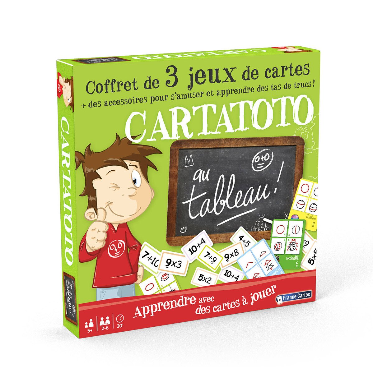 Coffret 3 jeux - Cartatoto au tableau