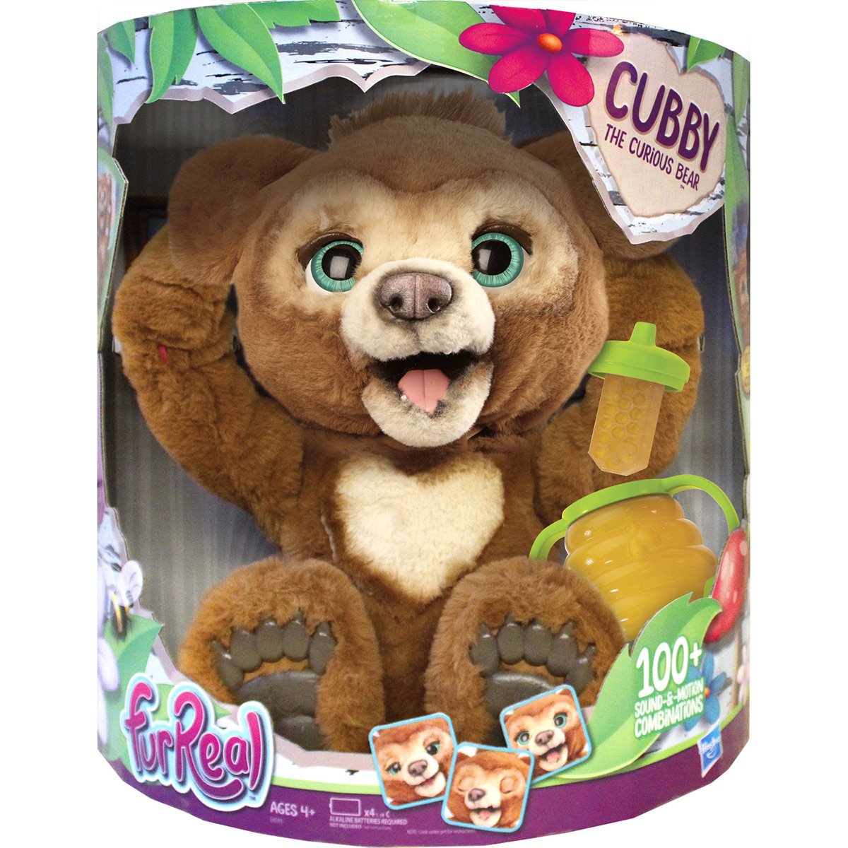 Cubby, l'ours curieux FurReal  Cubby, l'ours curieux est de