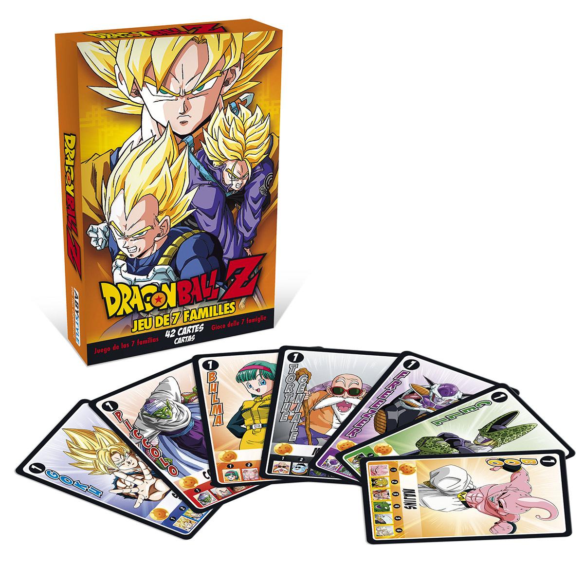 Jeu de Cartes Jeu de 7 Familles - Dragon Ball Z Enfant - UltraJeux