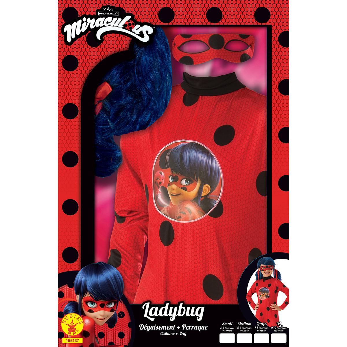 Déguisement ladybug avec perruque Clearance