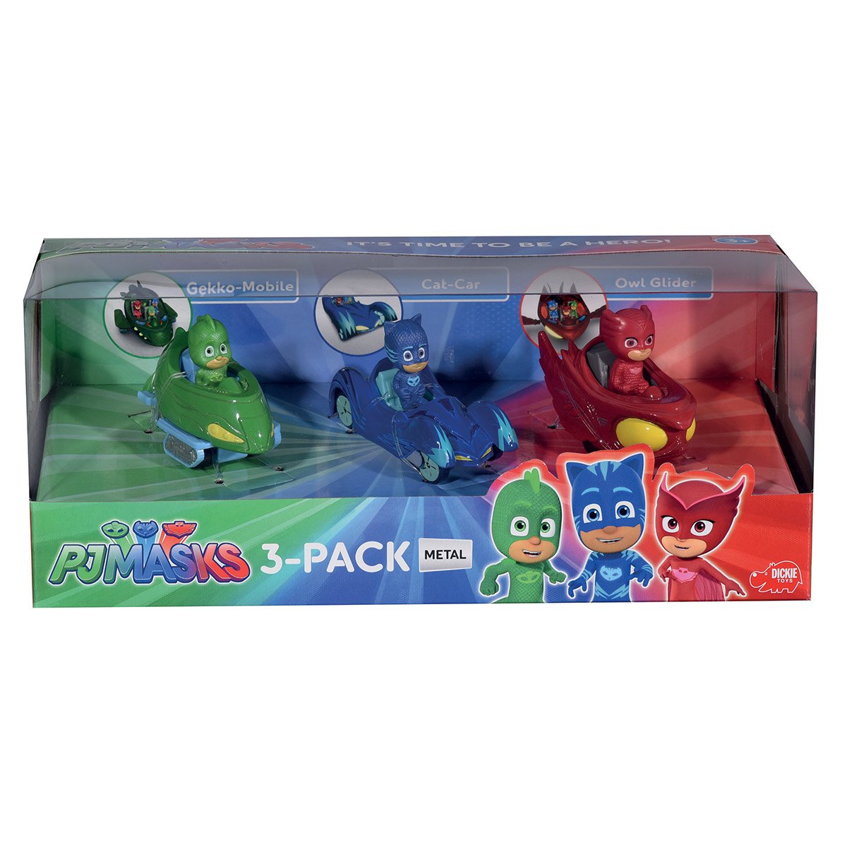 Pyjamasques - pyj-avion 3 en 1 - jouet préscolaire avec 3 véhicules et 3  figurines articulées pour enfants des 3 ans - La Poste