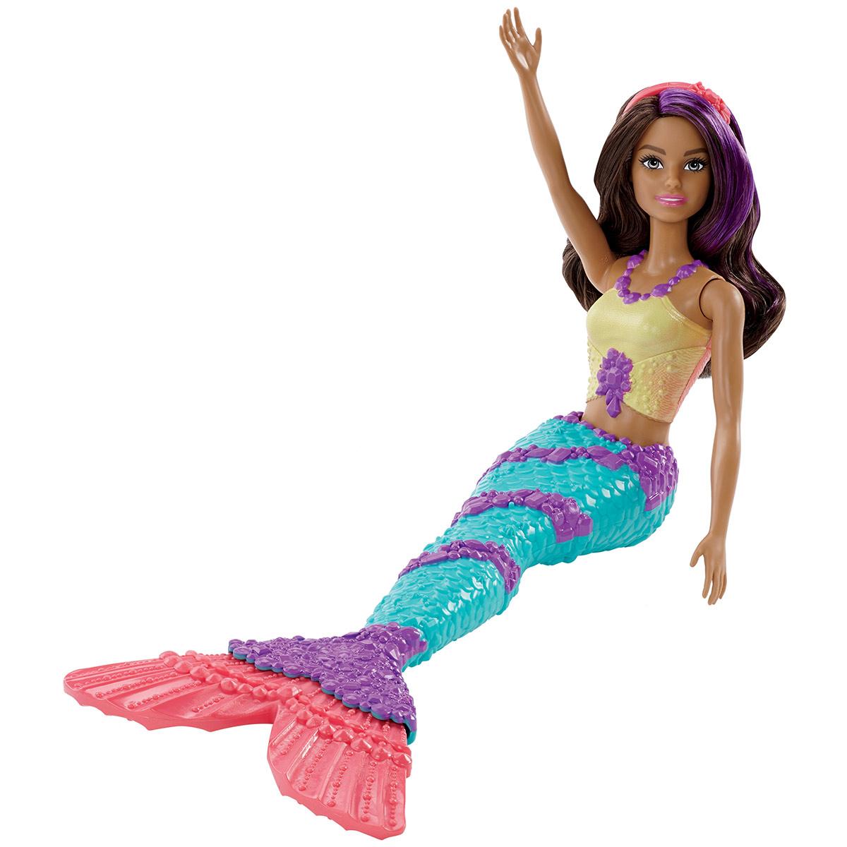 barbie sirene cheveux changent couleur