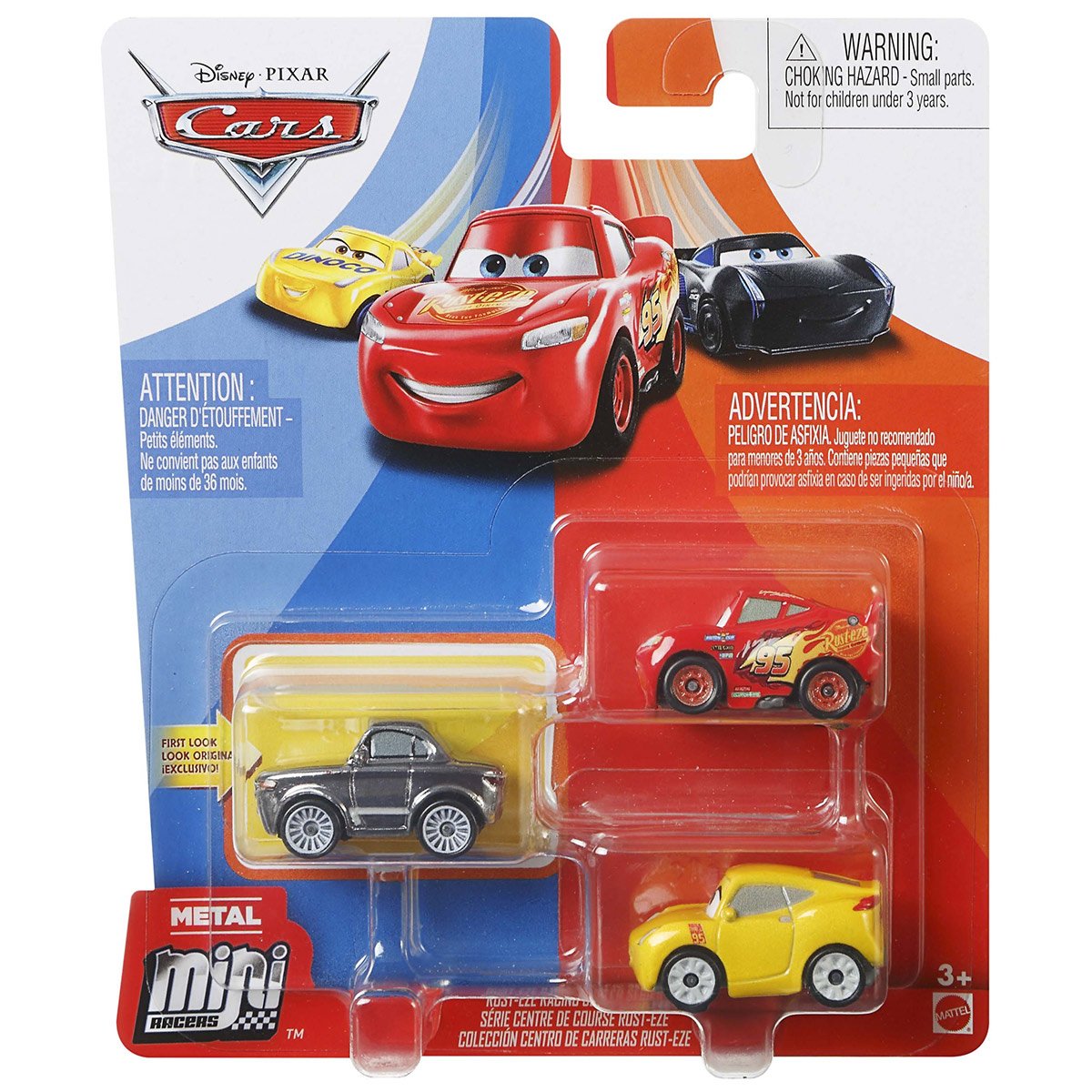 Lot de deux petites voitures métallique cars toys story - Cars - 3 ans