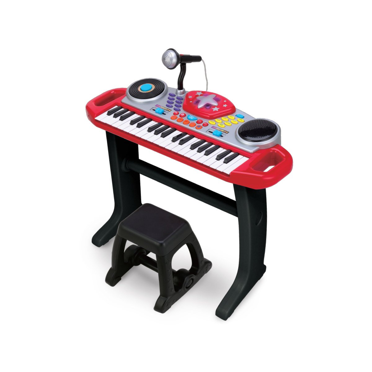Piano avec micro et tabouret - Cyber Toys World