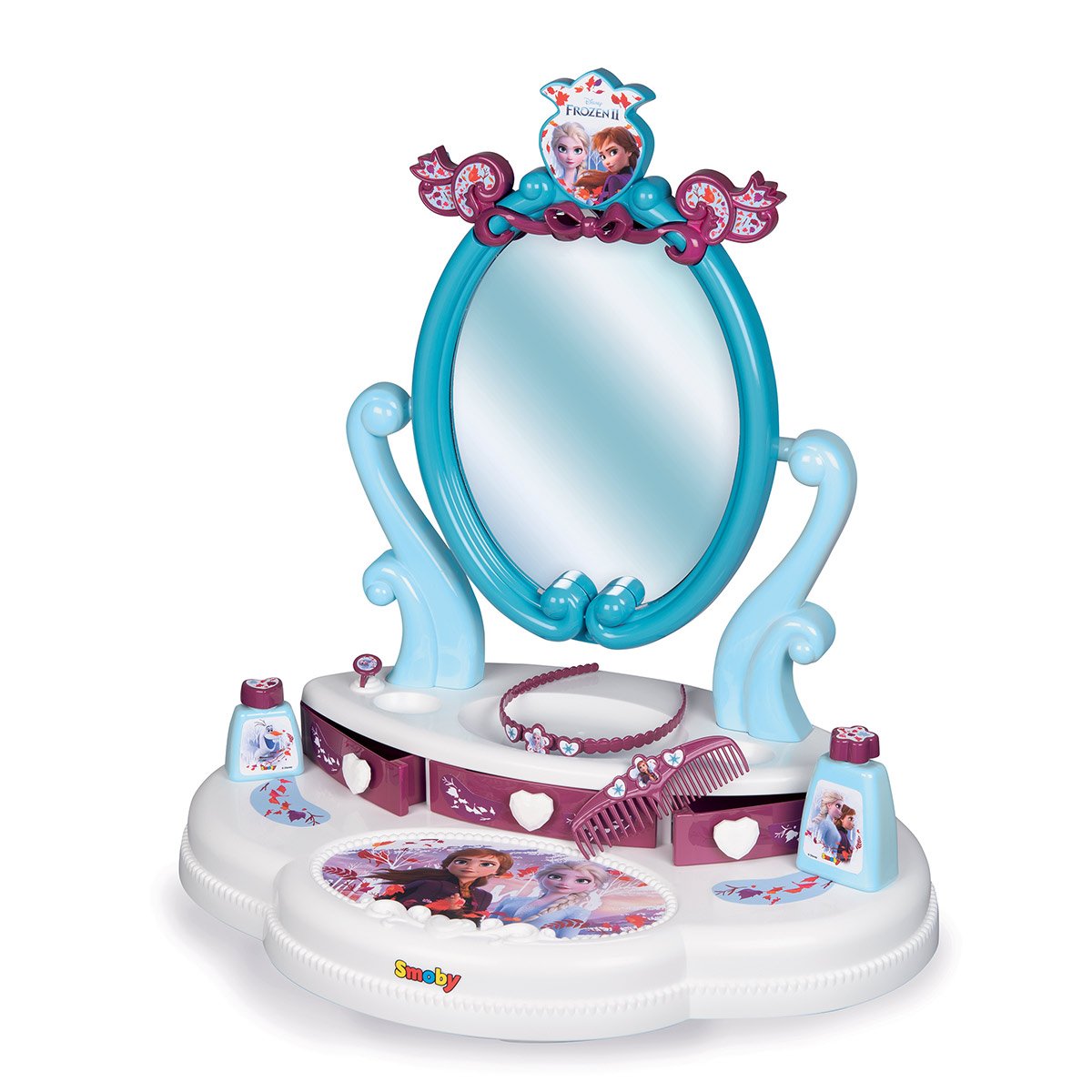 087244 Salon de Beauté - Coiffeuse La Reine des Neiges Frozen Disney -  Cdiscount Jeux - Jouets