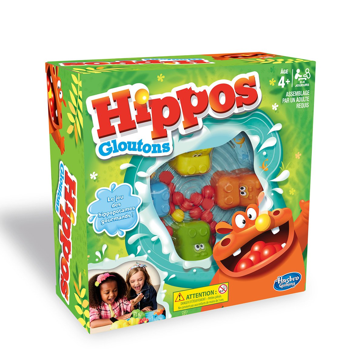 Hasbro - 989361010 - Hippos Gloutons - Jeu de Société