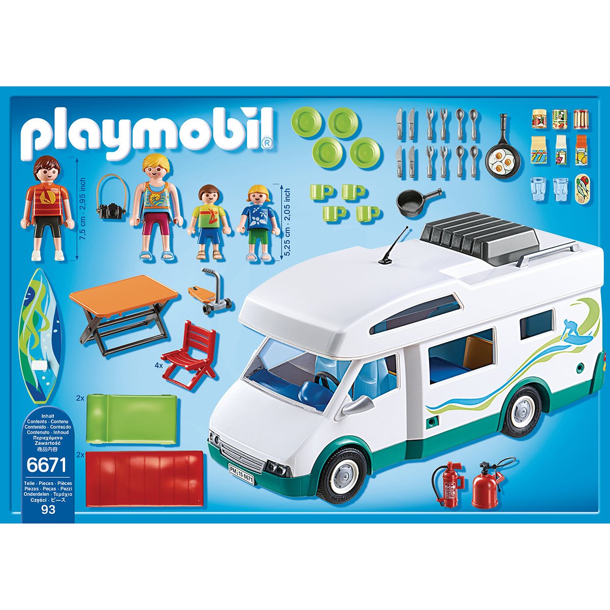 famille camping car playmobil