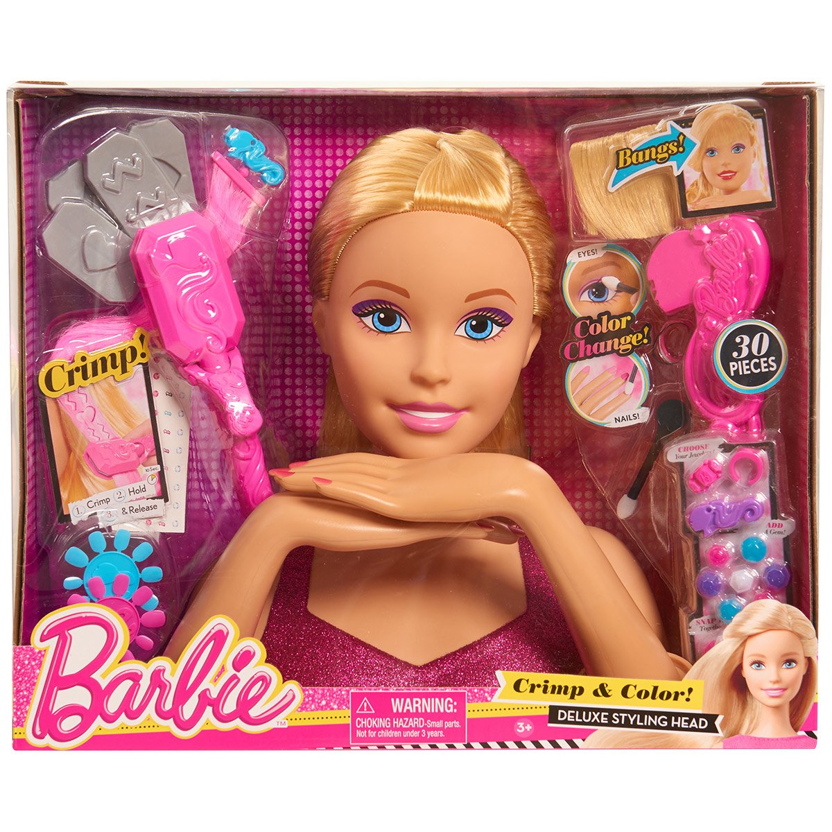 Tête à coiffer Barbie - Jouets d'imitation - La Grande Récré
