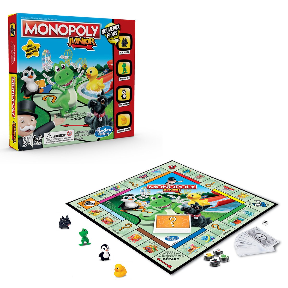 Monopoly junior 2 en 1 - La Grande Récré