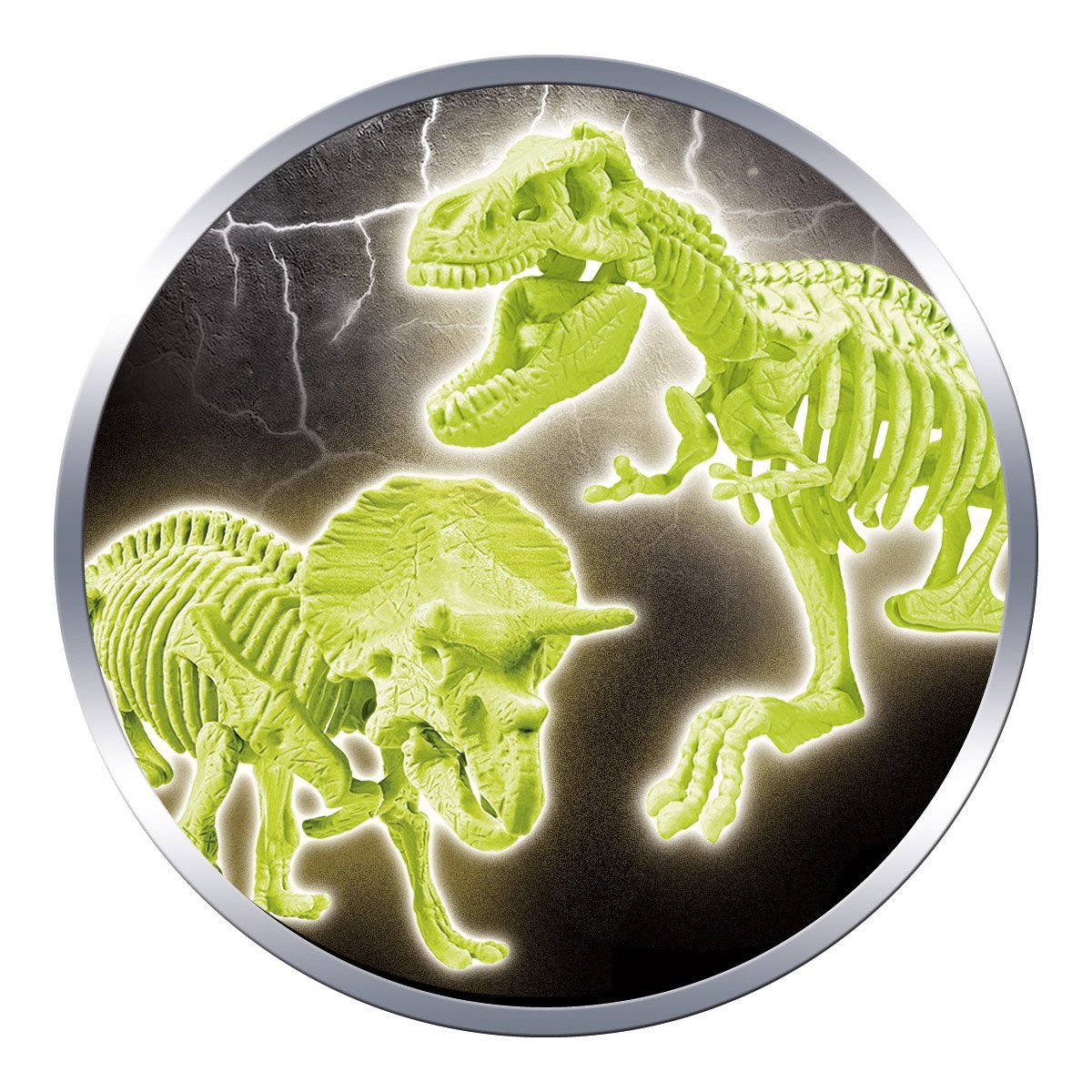 Archéo-ludic T-Rex et Tricératops