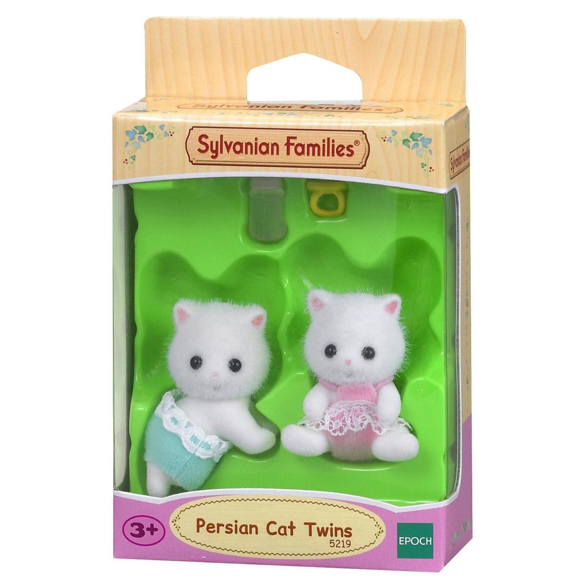 Bebes Jumeaux Chat Persan Sylvanian Families 5219 Mini Univers La Grande Recre