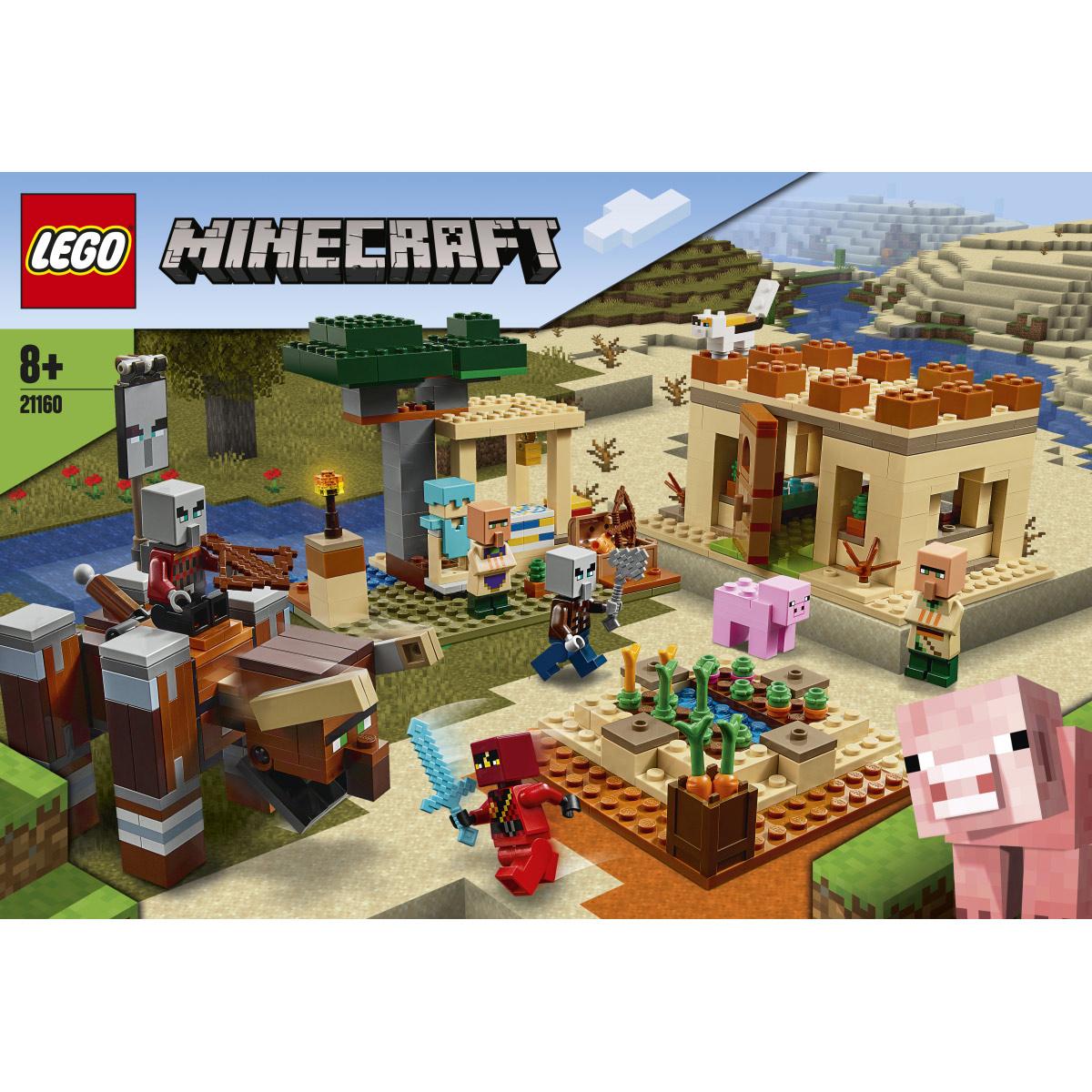 Get Wallpaper L Attaque Des Villageois Lego Minecraft 21160 Coffrets De For iPhone