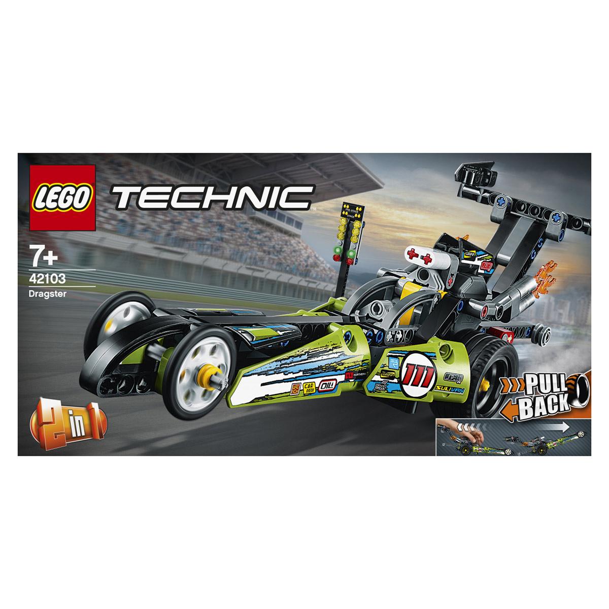 Le dragster LEGO Technic 42103 - Coffrets de briques et construction  classique - La Grande Récré
