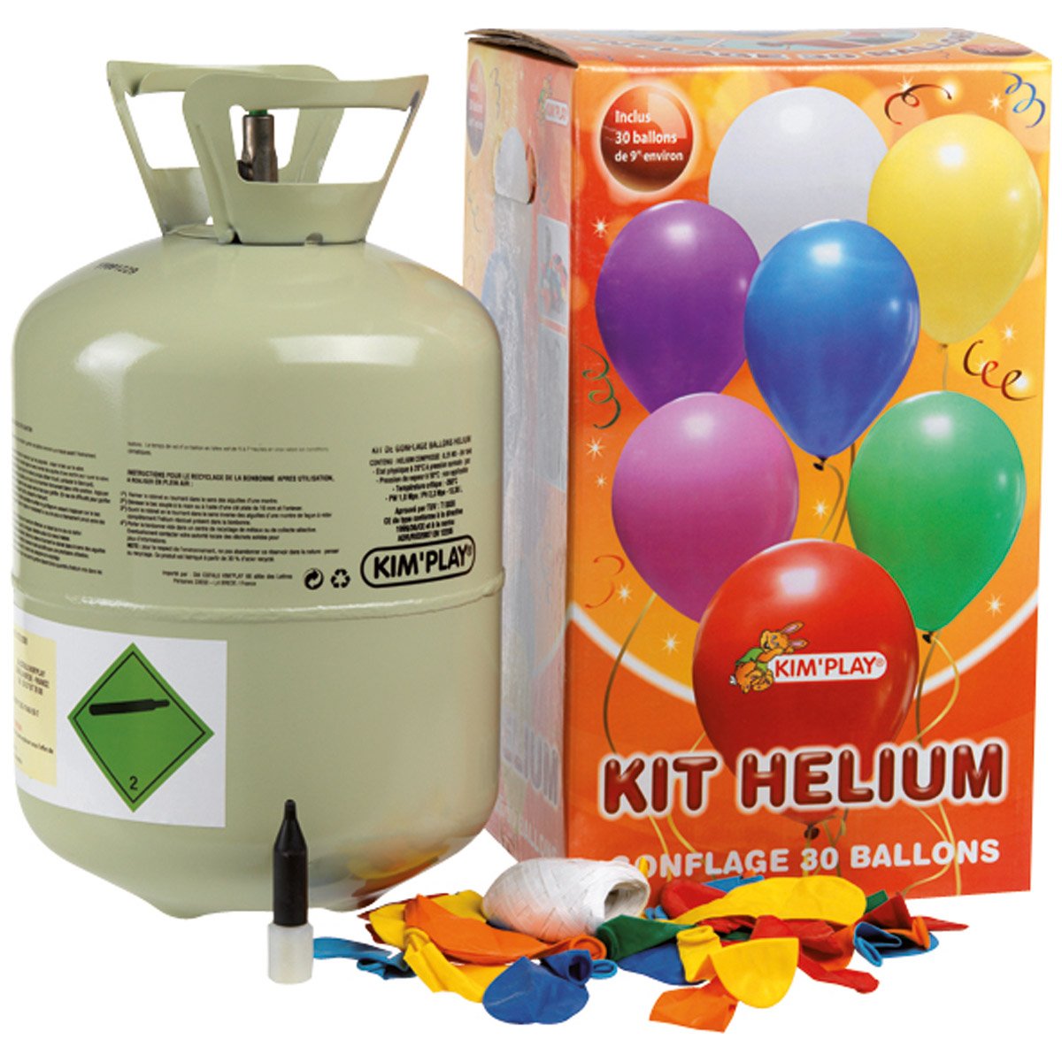 Hélium Grande Bouteille Gaz D'Hélium Pour 20 Ballons - Bonbonne Jetable  Capacité 0,17M3 Idéale Pour Des Festivités, Anniversa[H6830] - Cdiscount  Maison