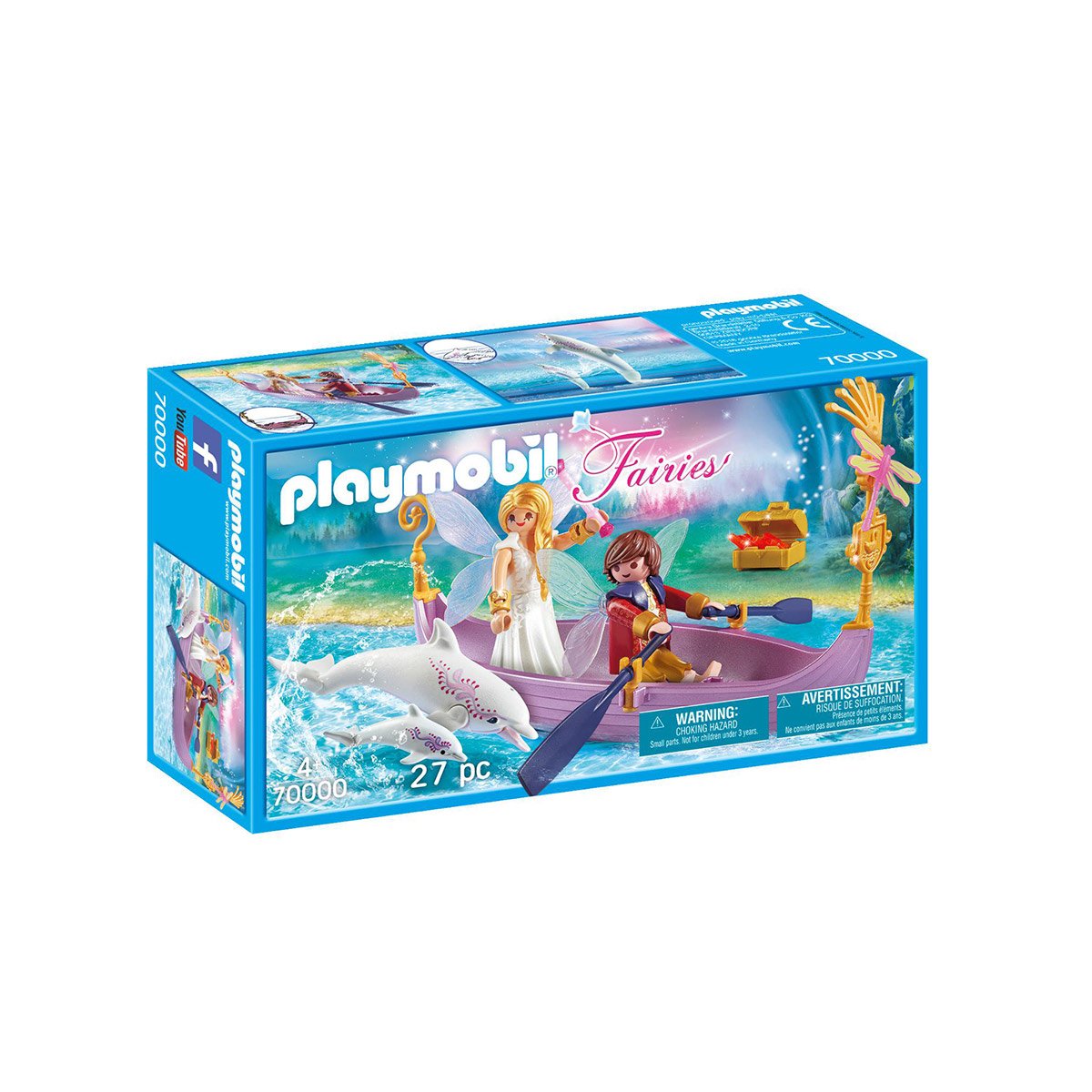 Edition limitée Playmobil Fairies 70000 Bateau romantique avec couple de fées