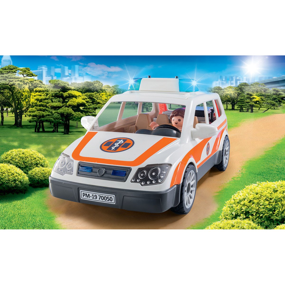 Playmobil - 70050 - Family Fun - Voiture et ambulancier