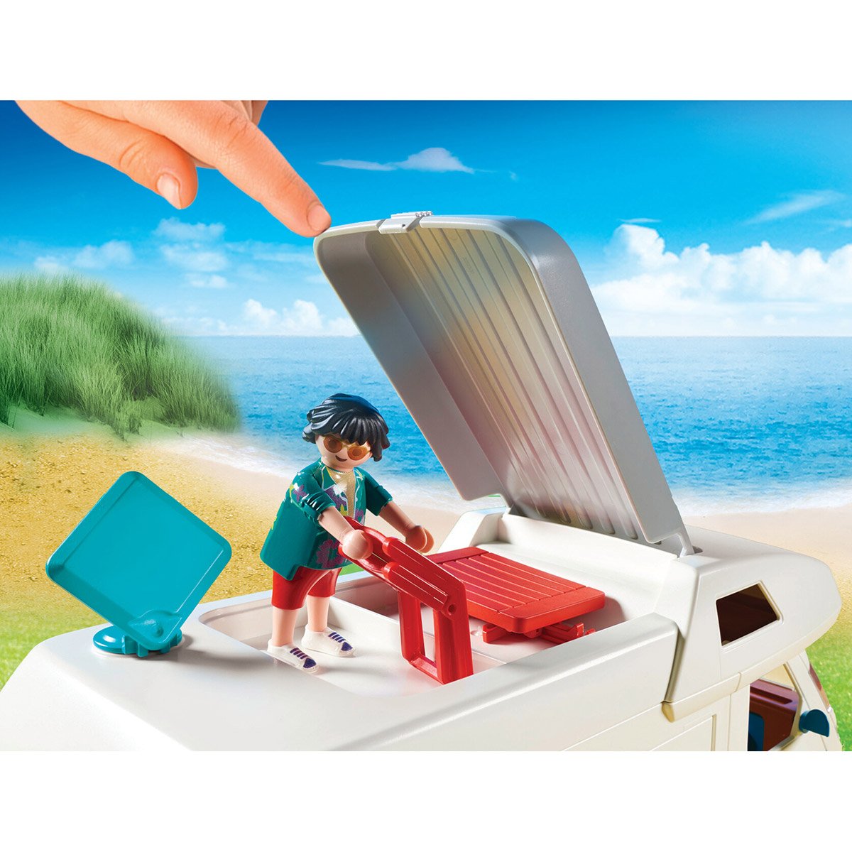 Playmobil 70088 Famille et Camping-Car - Family Fun - Tout équipé