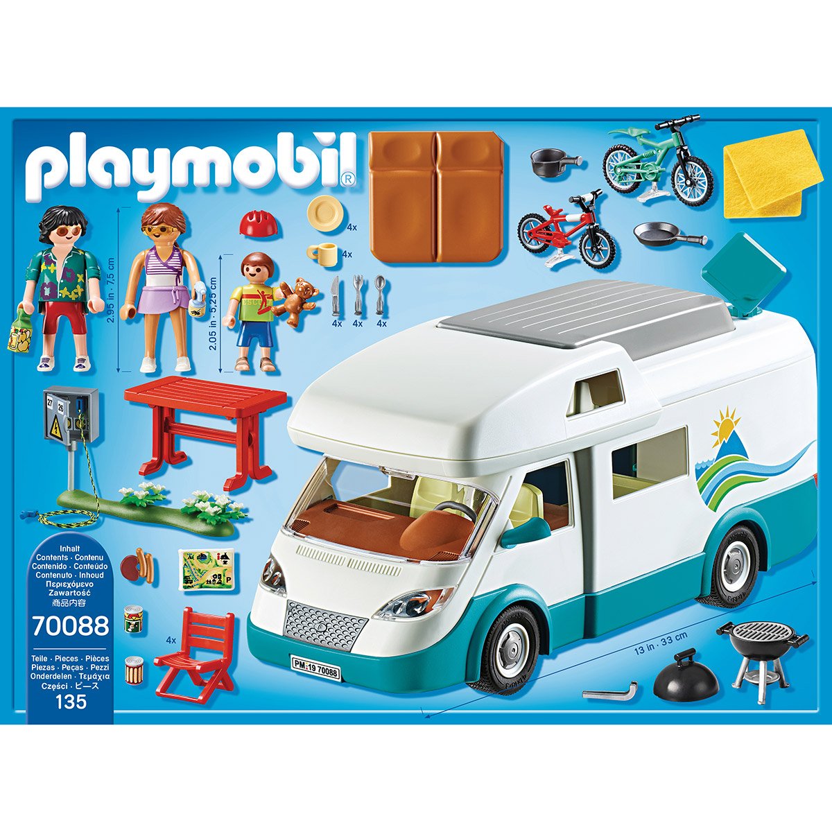 Famille et camping-car Playmobil Family Fun 70088 - La Grande Récré