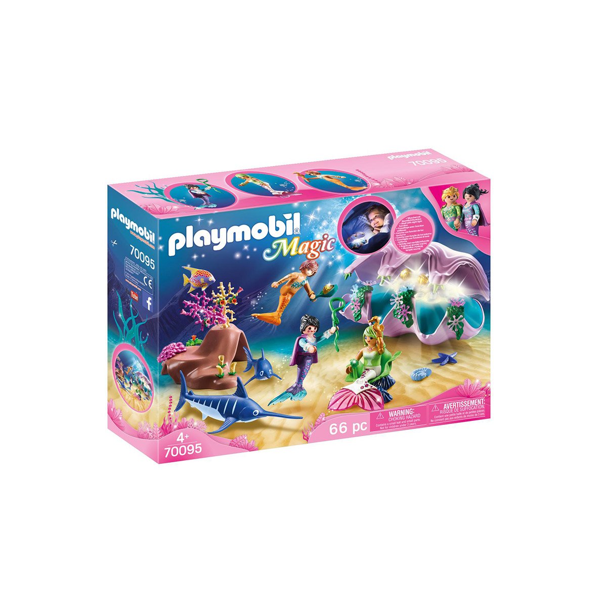 Playmobil hippocampe coquillages Clam étoile de mer plage//mer sirène Extras NEUF
