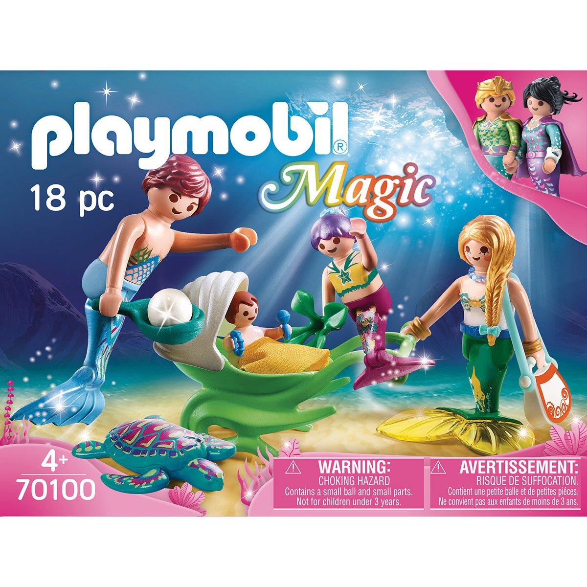 Famille de sirènes Playmobil Magic 70100 - La Grande Récré
