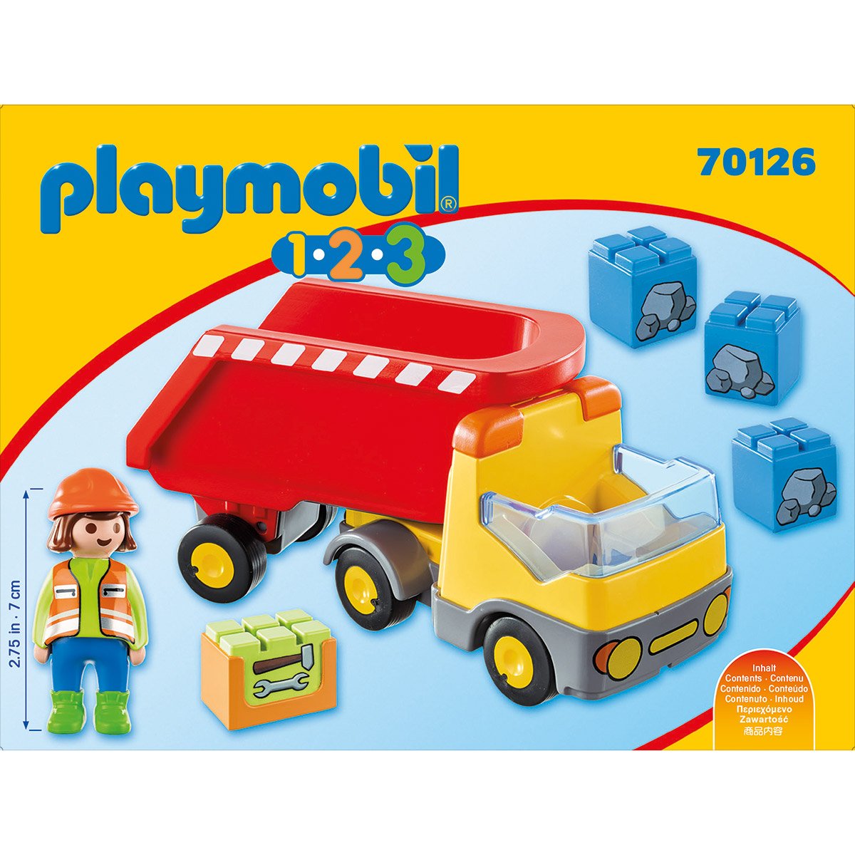 Aire de jeux toboggan Playmobil 1.2.3 - 71326 - La Grande Récré