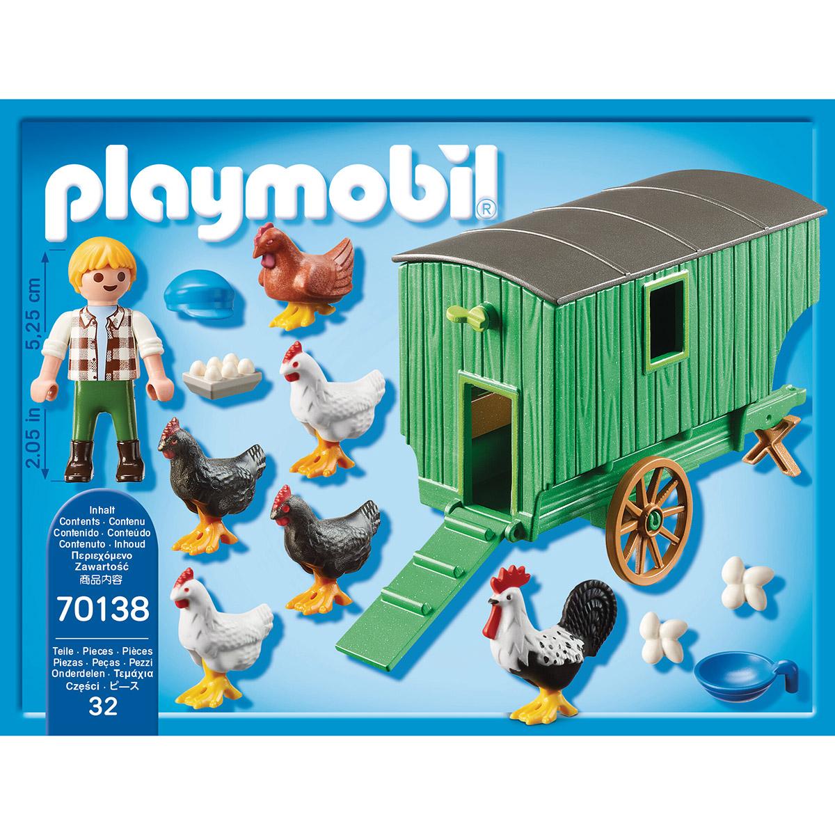 Enfant Et Poulailler Playmobil Country 70138 La Ferme Et L Univers Agricole La Grande Recre