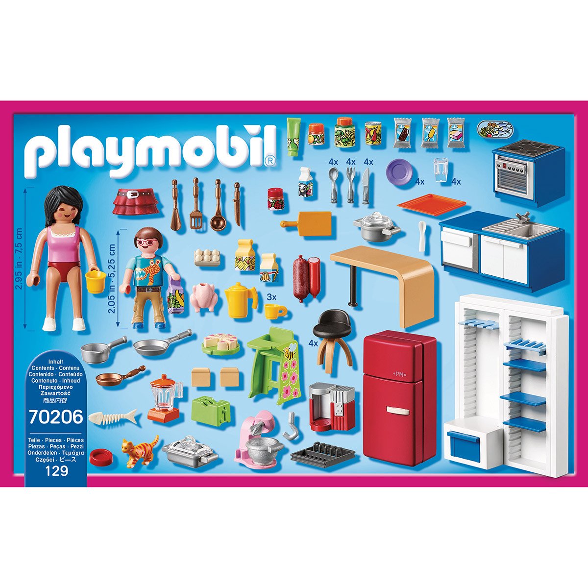 Cuisine familiale Playmobil Dollhouse 70206 - La Grande Récré