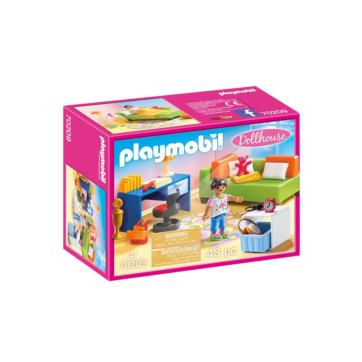 Dollhouse - Chambre enfant avec canapé-lit - Playmobil