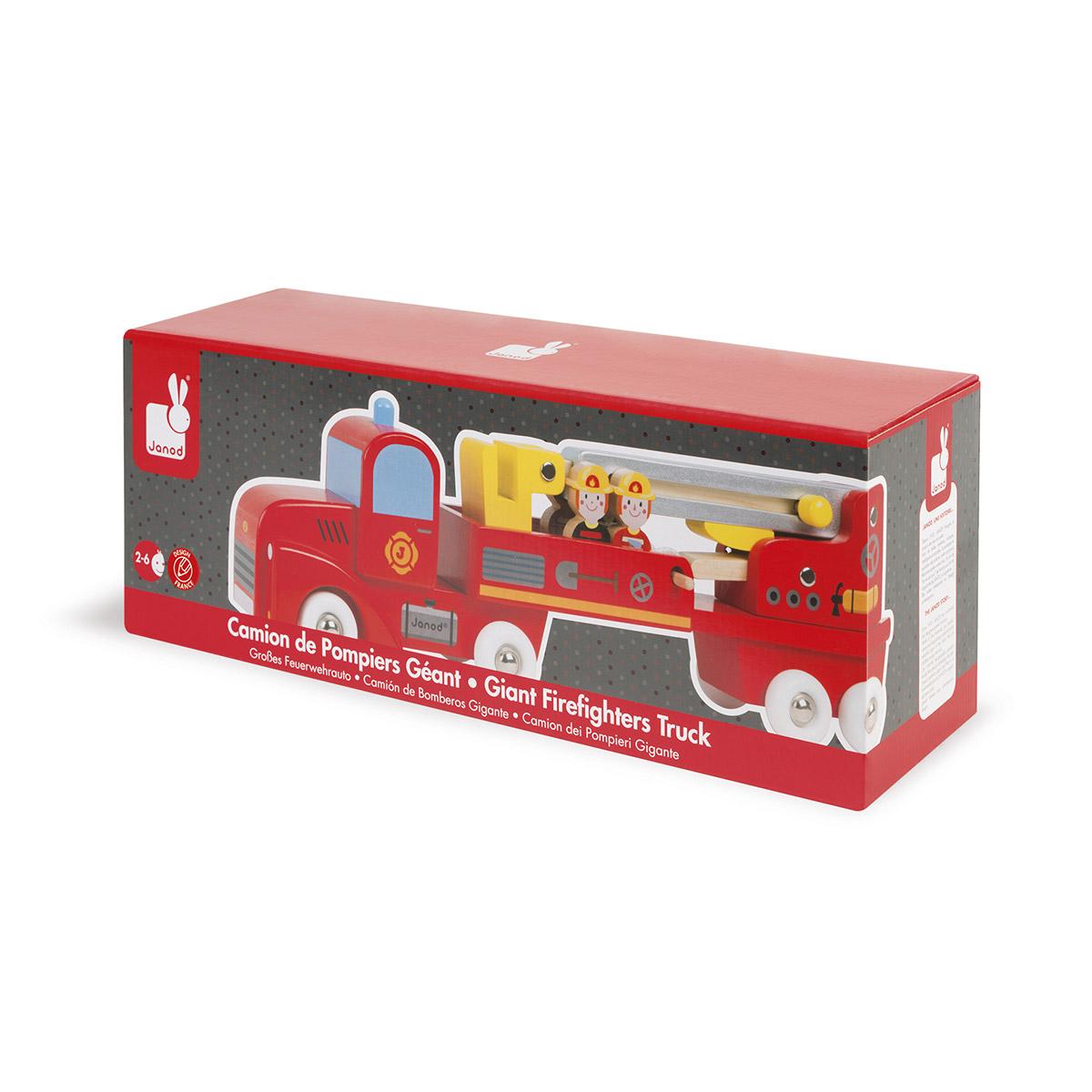 jouet camion de pompier geant
