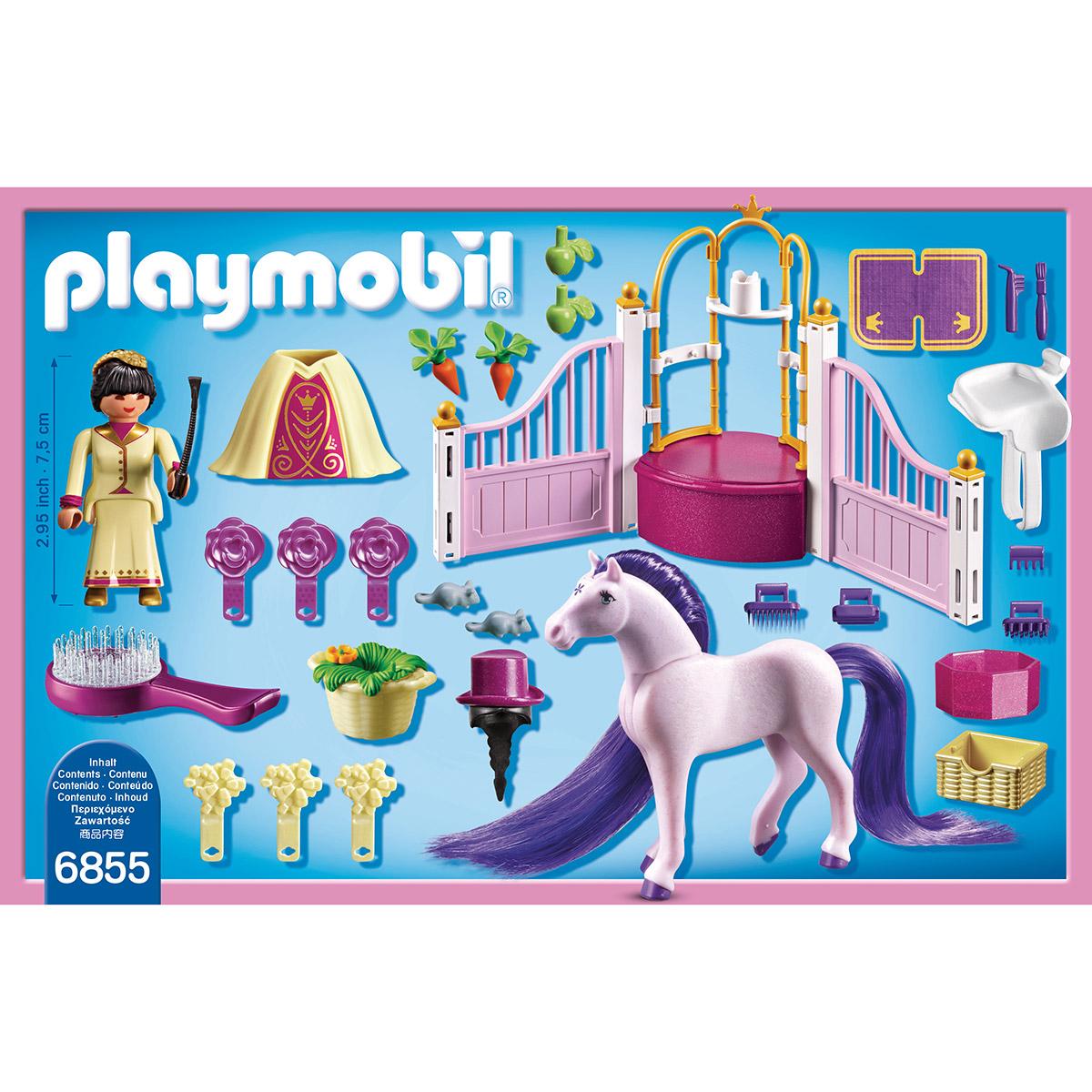 playmobil princesse cheval a coiffer