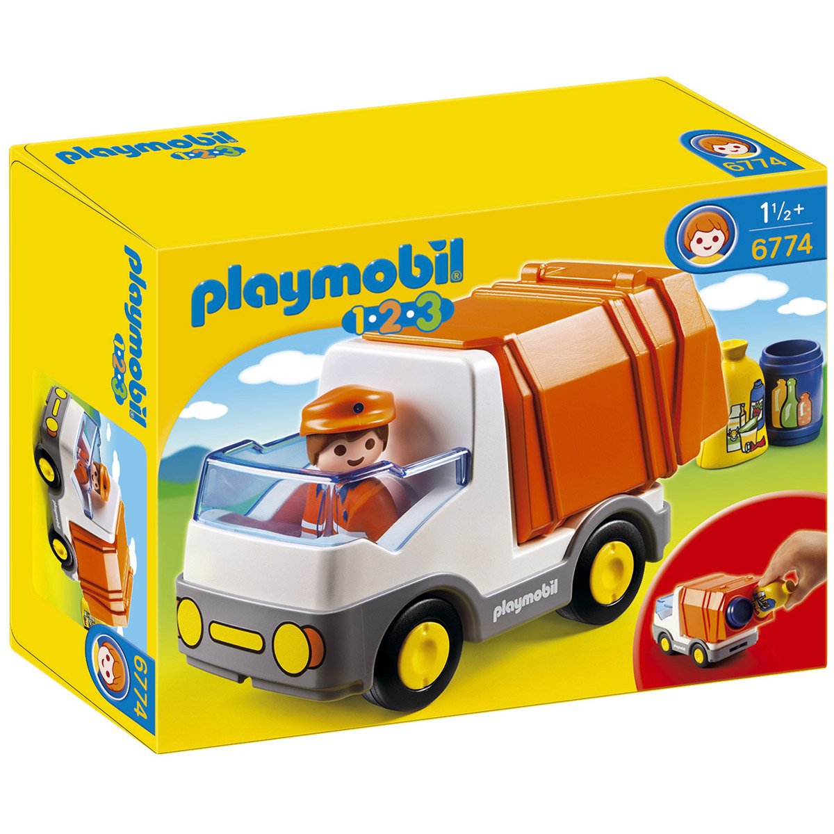 Promo Camion Poubelle Playmobil chez Géant Casino