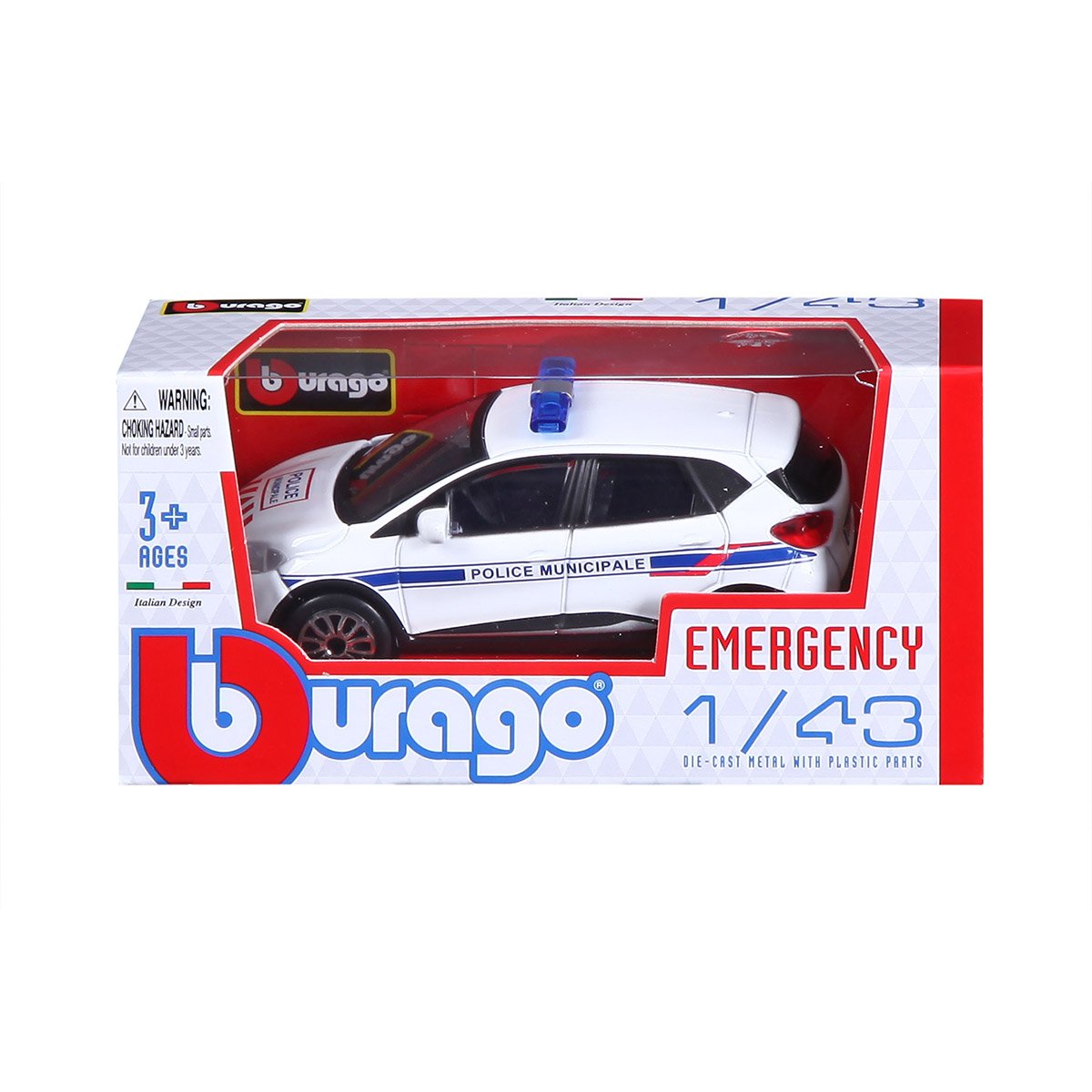 Véhicule d'intervention en métal - Burago Emergency 1:43ème - La