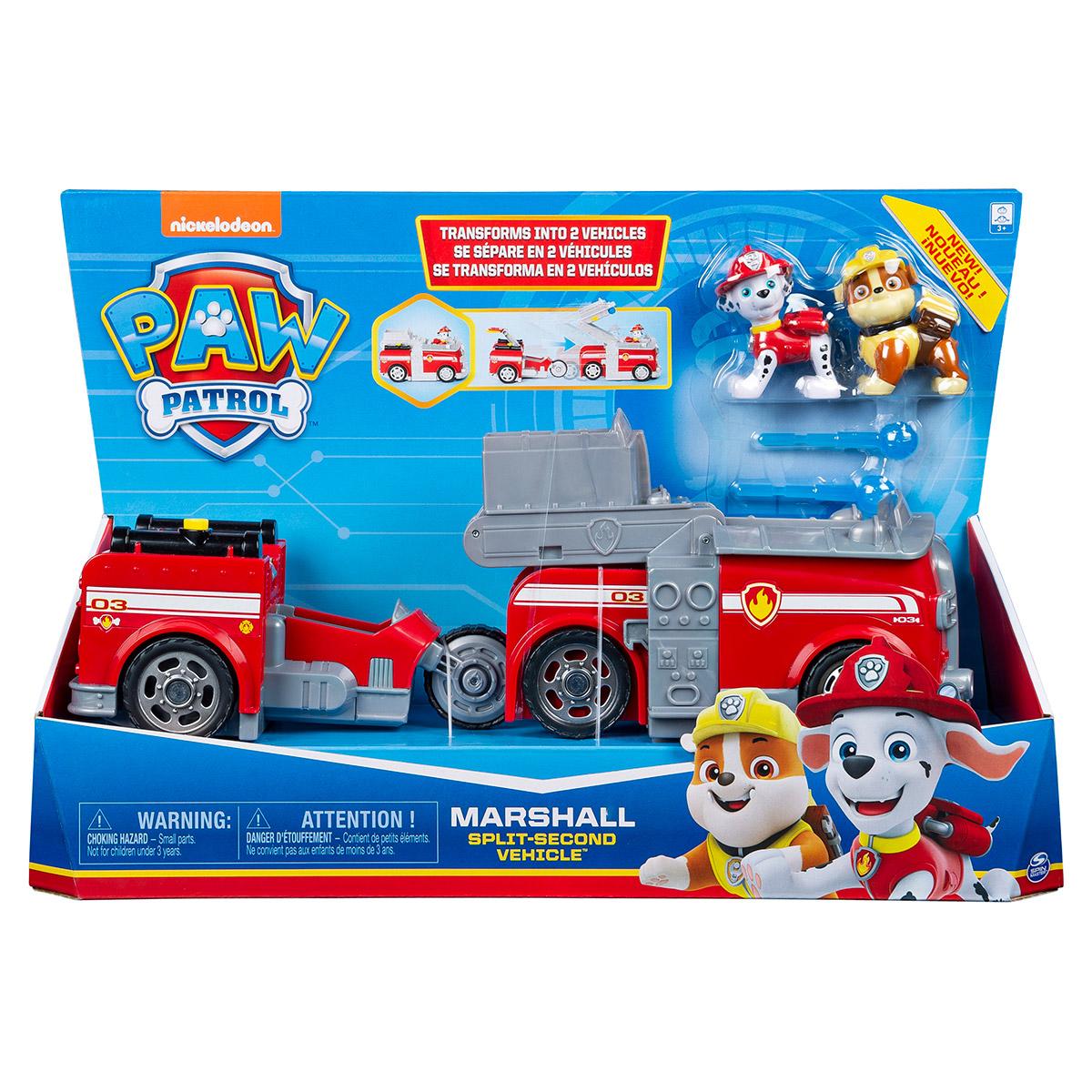 Vehicule 2 En 1 Split Up Pat Patrouille Paw Patrol Les Heros Et Personnages La Grande Recre