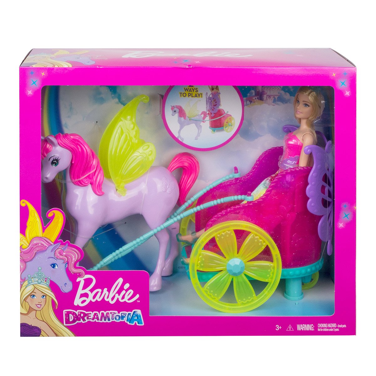 barbie princesse et sa caleche