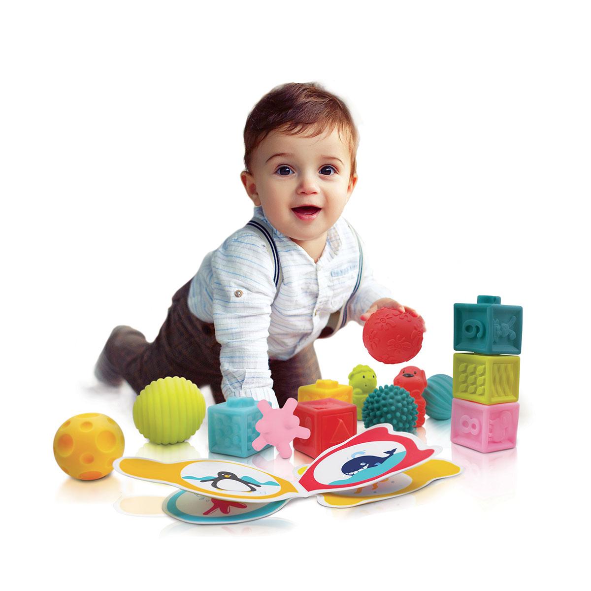 Coffret D Eveil Livres Cubes Balles Jouets De Bain La Grande Recre