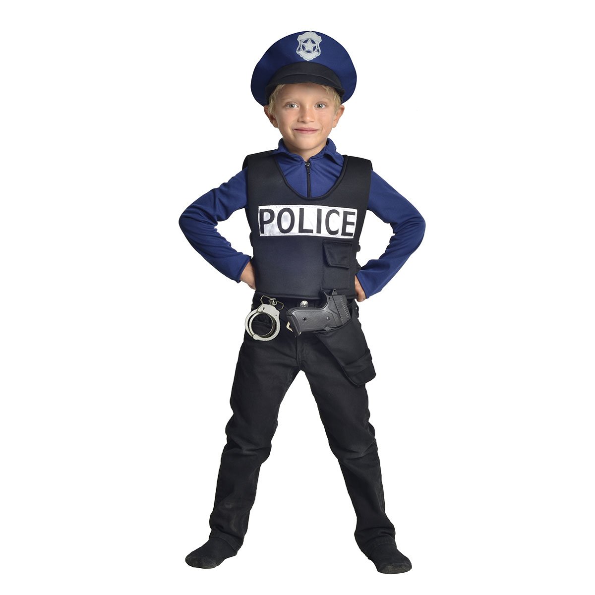 Costumes de policier pour enfants, ensemble de vêtements de police