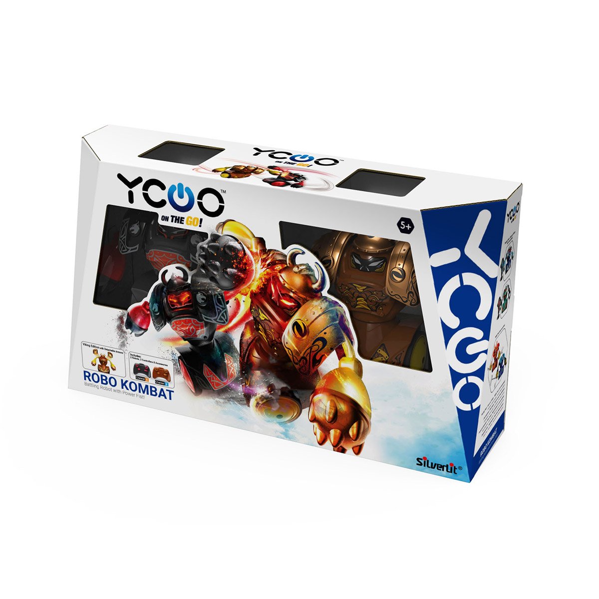 YCOO Pack 2 Robots Kombat Boxeur Télécommandé- Emballage Ecologique, Facile  à Déballer - Avance Et Frappe l' Adversaire pour Le Mettre au Sol - Jouet  5,6,7,8,9,10 Ans, 54321,FFP : : Jeux et Jouets