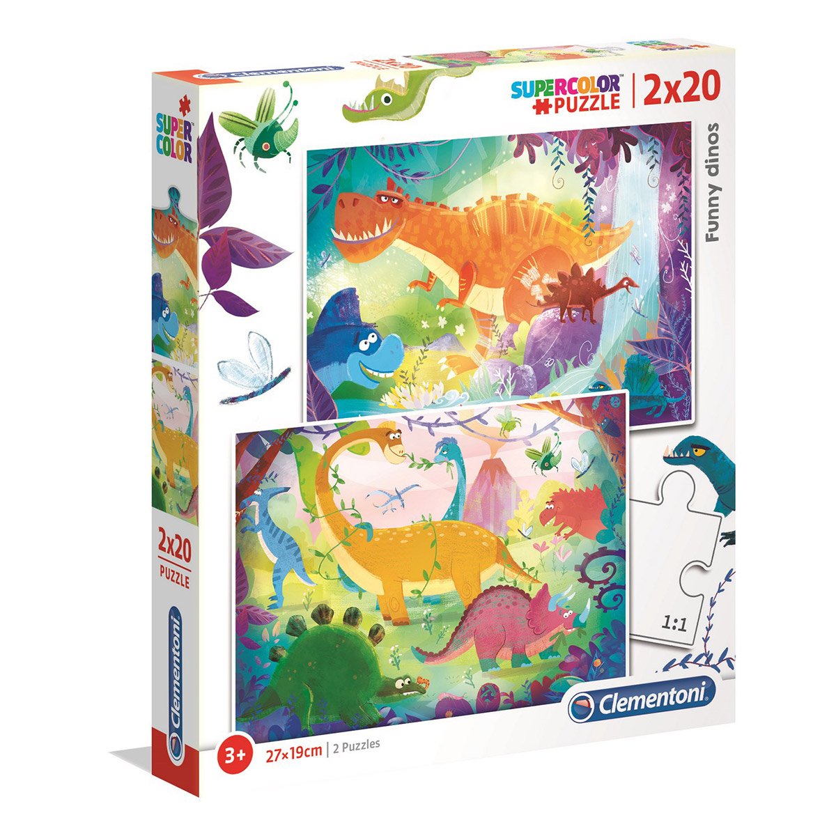 Puzzles Super Color 2x20 Pièces - Gabby et La Maison Magique