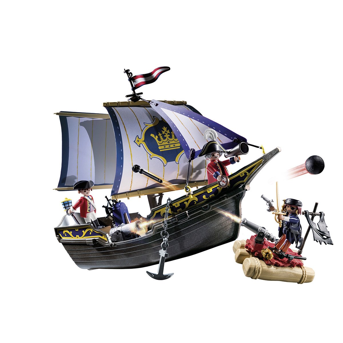 Playmobil jambe de bois Capitaine Pirate & arme pour figurine navire/BATAILLE/Island