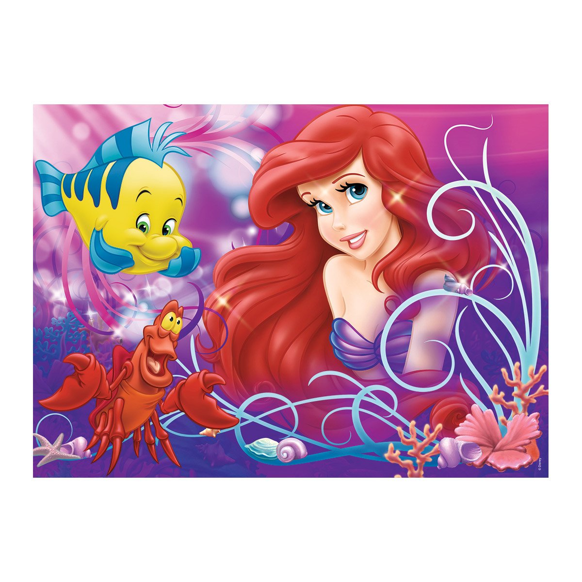 Puzzle 60 pièces - Jolie petite sirène - Disney Ariel - La Grande Récré