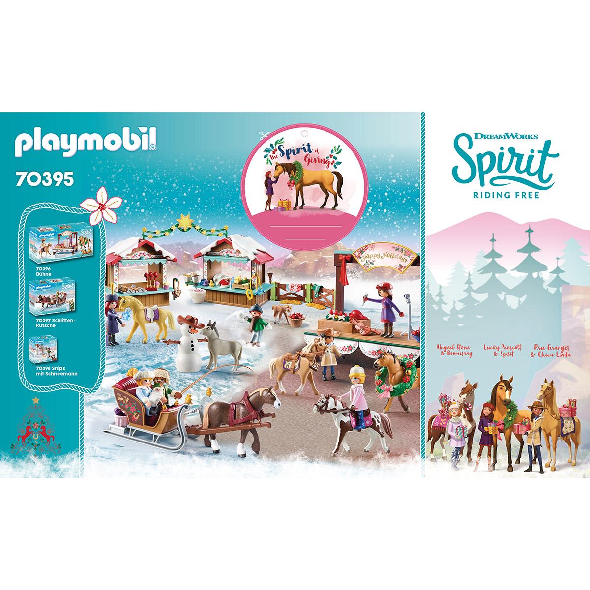 Playmobil spirit marche de noel clearance