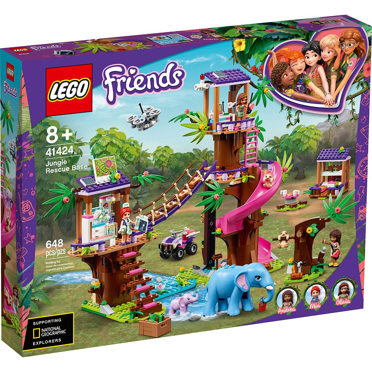 Lego base de sauvetage jungle clearance