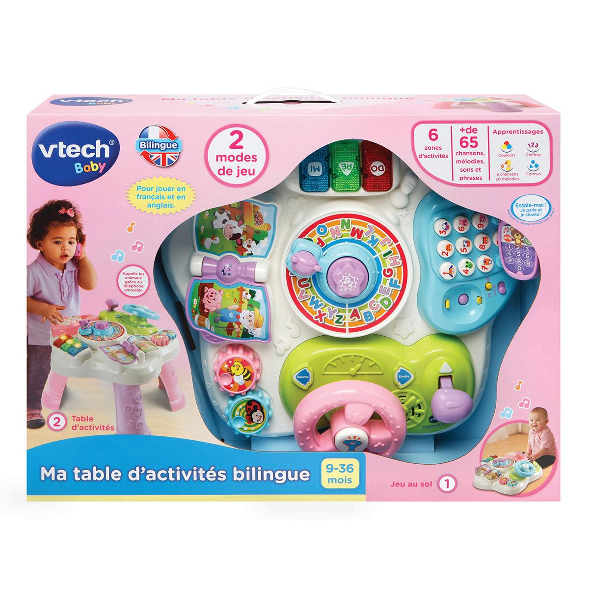 Ma Table D Activites Bilingue Rose Tapis Portiques Et Tables D Activites La Grande Recre