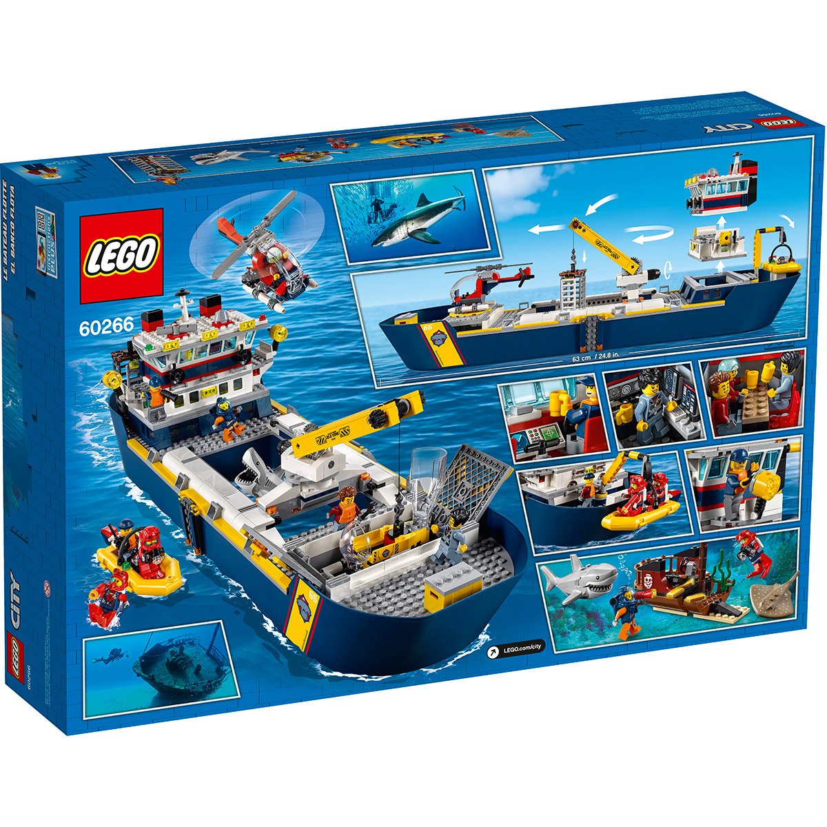 Jeu de construction sous-marin explorateur des grands fonds LEGO