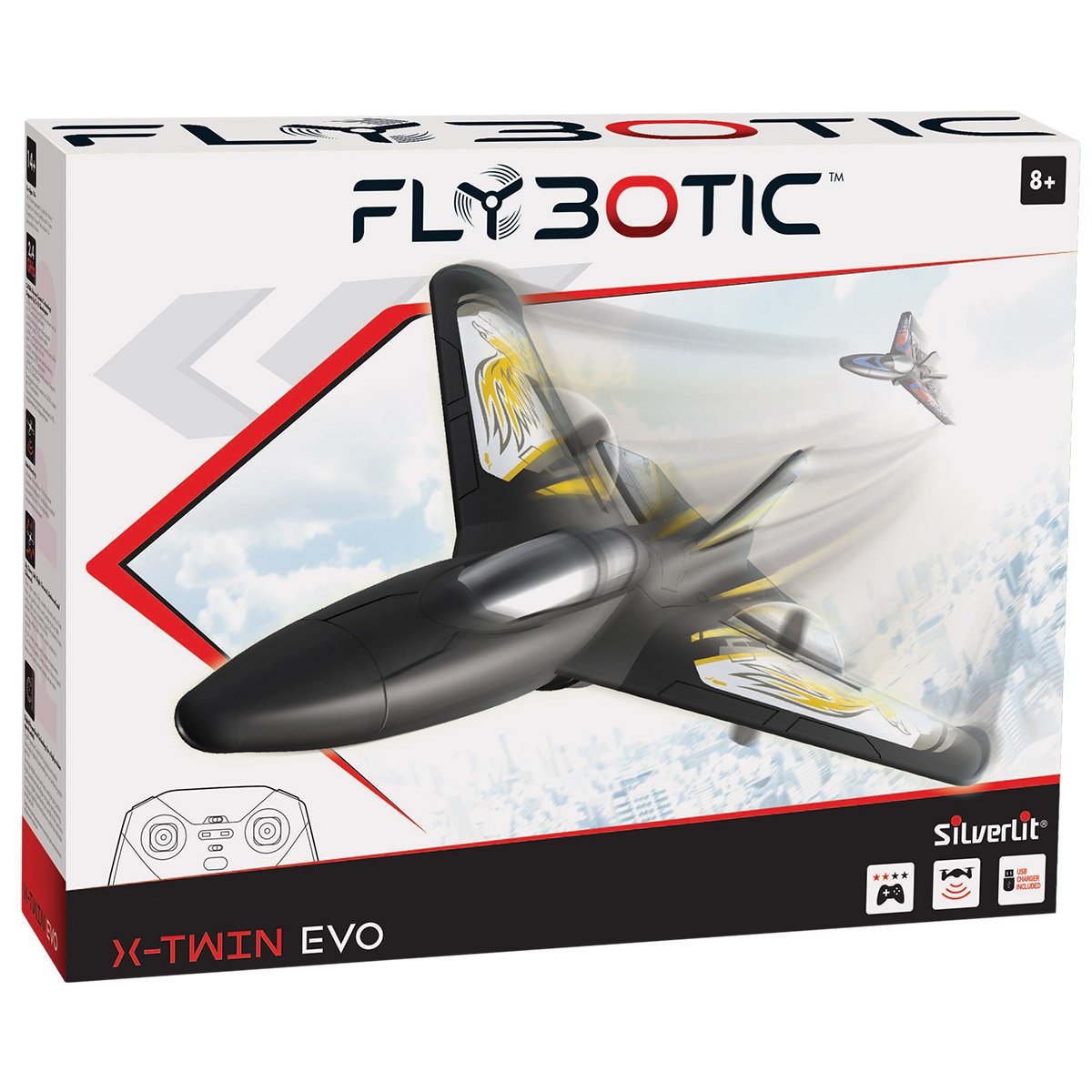 Avion télécommandé FLYBOTIC - X-Twin - La Grande Récré