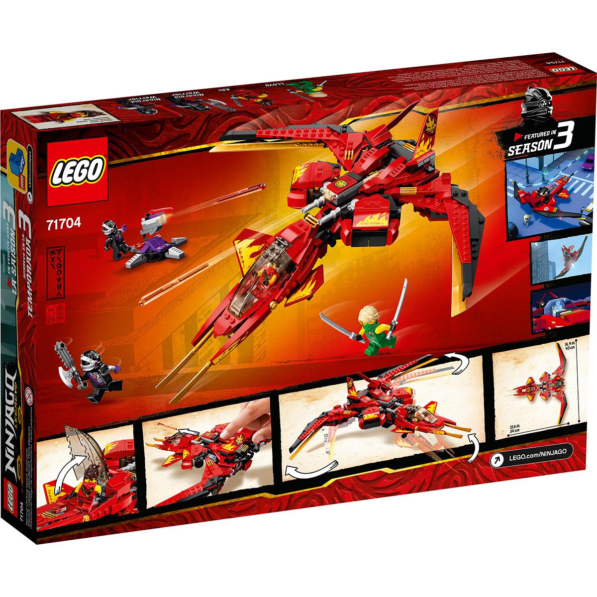 Le superjet de Kai LEGO Ninjago 71704 - Coffrets de briques et construction  classique - La Grande Récré