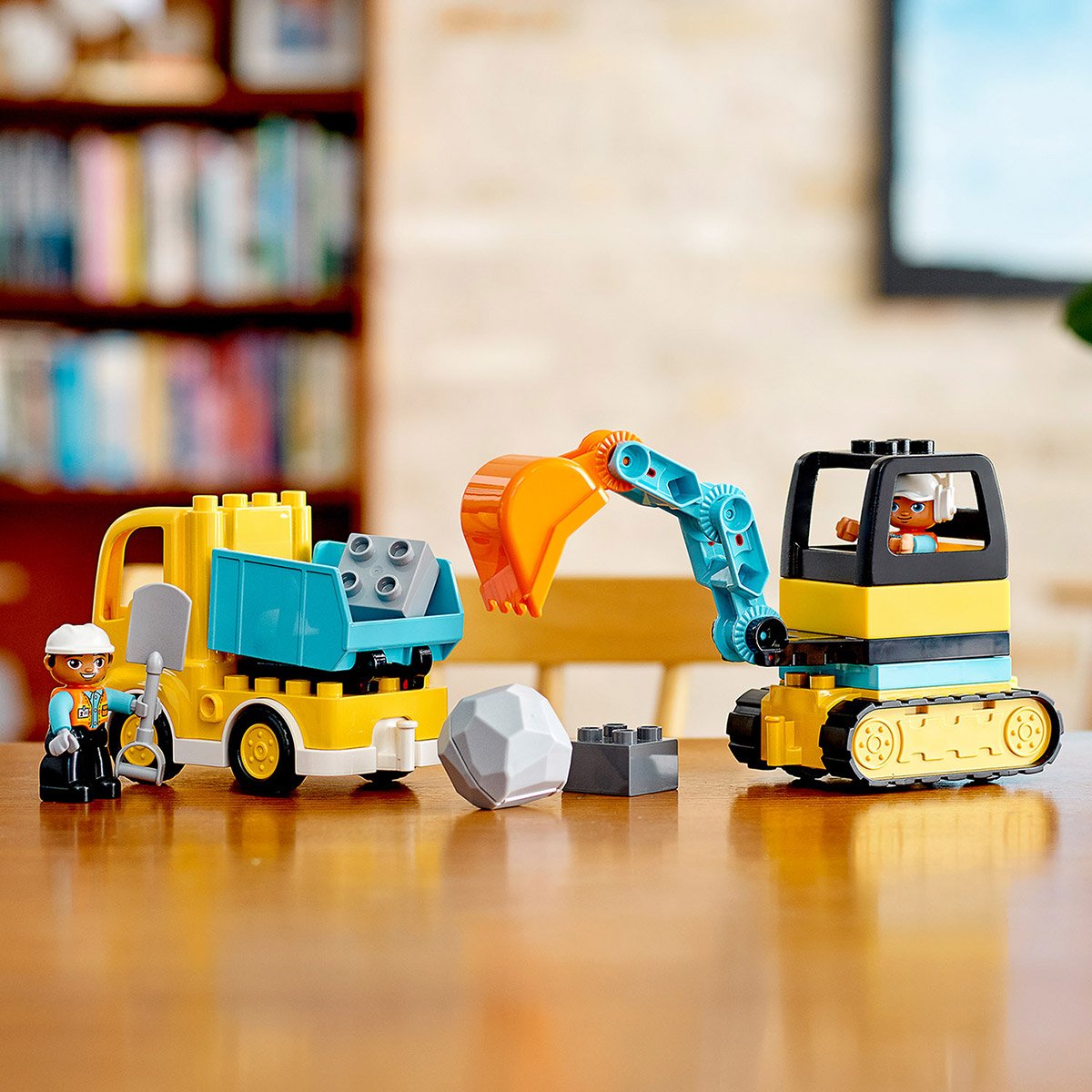 Lego®duplo®ma ville 10931 - le camion et la pelleteuse, jeux de  constructions & maquettes